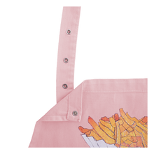 Laden Sie das Bild in den Galerie-Viewer, rosa pinke Pommes Schürze Halspartie. Jakob Mayer