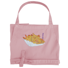 Laden Sie das Bild in den Galerie-Viewer, rosa pinke Pommes Schürze gefaltet. Jakob Mayer